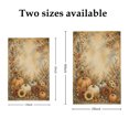 thumbnail image 6 of Thanksgiving Garden Flags For Outdoor, Vintage Fall Pumpkins Botanical Sunflowers Rustic Small Double Side Yard Flags Weather Proof Garden Decor for Lawn Outside Holiday 12 x 18 Inches, 6 of 9