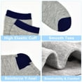 thumbnail image 4 of SkiBeaut Kids Socks 24 pairs Cozy Athletic Crew Socks for Boys and Girls(1-14Years), 4 of 5