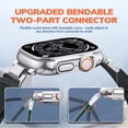 thumbnail image 2 of AIYOCK Compatible with Apple Watch Ultra2/Ultra Band 49mm 46mm 45mm 44mm for Men Women, Waterproof Silicone Watch Band for iWatch Series 10/9/8/7/6/5/4, 2 of 8