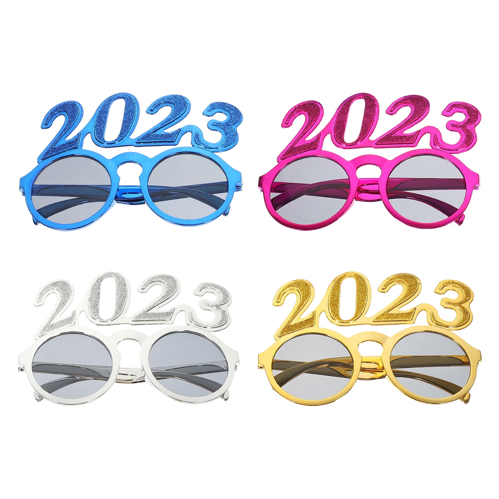 Etereauty 2023 New Party Glasses Year Years Eyeglasses Number Eyeglass
