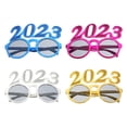 thumbnail image 1 of 4 pares de gafas de sol de plástico con número 2023 para fiesta de Año Nuevo, decoración para fiestas, 1 of 5