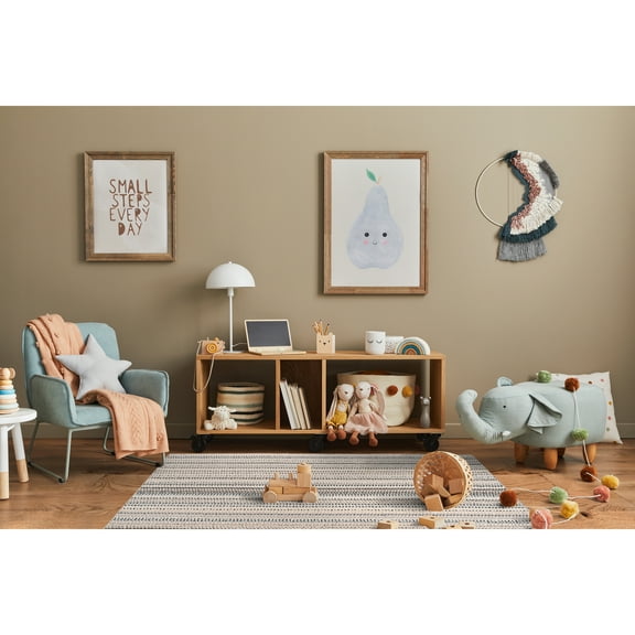 Garland Rug Carnival Stripe Assorted Earth Tones Indoor Area Rug, 4' x 6'