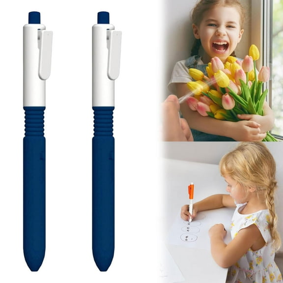 SLUOHZXI 2PCS Water Pen Pens With Water Spray Function Stress Interactive Toy Pen Lightweight Ballpoint Pen Ergonomic Handle