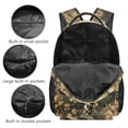 thumbnail image 6 of Jeiento Kids School Backpack 16 Inch Water-Resistant Polyester Backpack with Multiple Organizer Pockets, Forest Leopard Print Lightweight Bookbag for Elementary Students, 6 of 7