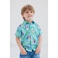 thumbnail image 2 of Vestido hawaiano con botones para niños pequeños Shirt Bluey de 6 años, 2 of 5