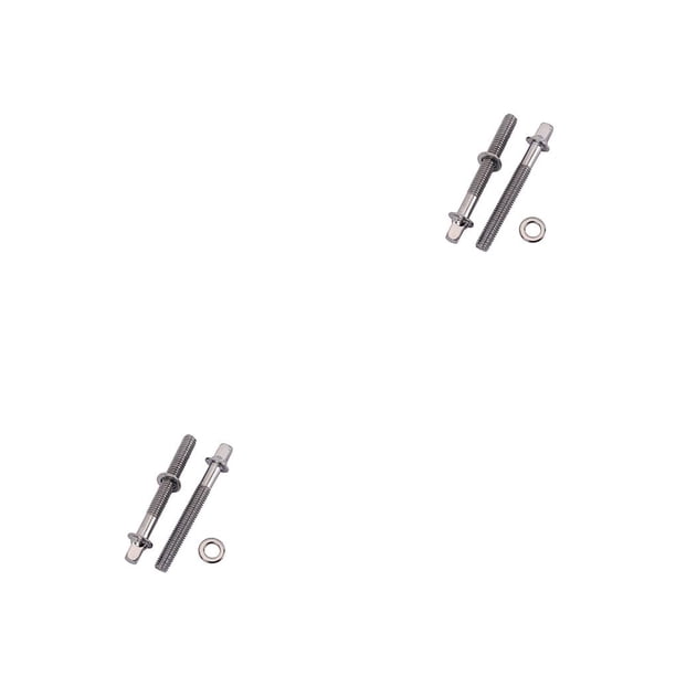 Advancent Juego de 2 uds. De tornillos para batería, piezas de marco profesional para reproducción de música, roscada, tornillo de Como se muestra 60 mm 2piezas