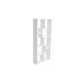 thumbnail image 3 of White 5-Tier Asymmetrical Display Shelf & Bookcase, 3 of 25