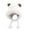 White, variant on Luxalzxs Cute Plush Faux Fur Animal Hat Cap with Ear Flaps Soft Warm Fuzzy Bear Ear Hats Winter Hat Beanie for Women Girl