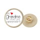 thumbnail image 1 of Broche de oro metálico circular Unbranded Soy una abuela cuál es tu superpoder, 1 of 3