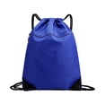 thumbnail image 4 of Mochila con cordón Bolsa con cordón Bolsas de Gimnasio Bolsas de PE Plegables Grandes Mochila para niños Adultos Fútbol Senderismo, 4 of 8