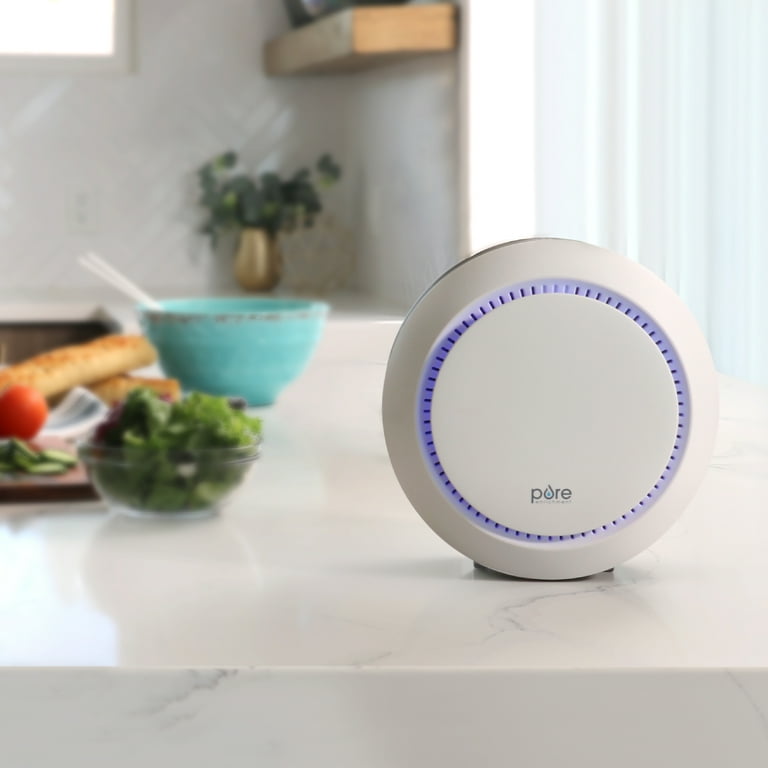 Pure Enrichment PureZone Halo Medium Room Air Purifier with 2 Stage Filtration Graphite