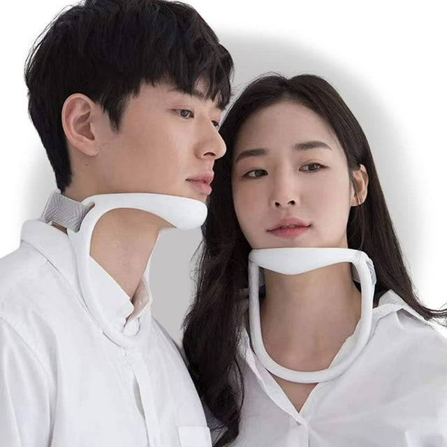 TFixol Neck Traction Device and Adjustable Neck Brace, Ergonomic Posture Corrector Neck Support Brace for Neck Pain Relief, Spinal Decompression and Back Pain