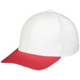 thumbnail image 4 of Augusta OS Rally Cotton Twill Cap White/Scarlet 6251, 4 of 6