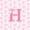Pink H, variant on Meiyoeat Girly Bow Letter H Twin Sheet Sets 3pcs for Girls Adults, Cute Stripe Bedding for Decor, Light Pink White