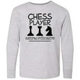 thumbnail image 3 of Inktastic Chess Player Game Long Sleeve Youth T-Shirt, 3 of 5