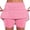 Hot PinkB, variant on Bixock Women's Tennis Skort,Elastic High Waisted Solid Color Athleisure Casual Stretchy Underlayer Safety Skirt