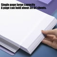 thumbnail image 5 of HengDidi Expanded A4 30-Pocket Plastic Document Folder with Secure Snap Closure Transparent Pages File Organizer for Office Filing and Home Storage Use, 5 of 5