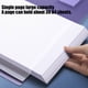 thumbnail image 5 of A4 30 Pockets 60 Sides Expanding A4 Document Folder With Snap Closure Plastic Envelopes Transparent Plastic Document Holders Display Paper Document HoldersFeatures: Color: Purple,White,Black, 5 of 5