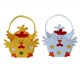 thumbnail image 1 of Bolsa de regalo pequeña, forma de pollo con asas, bolso de mano, cubo para Pascua, fiesta de cumpleaños de niño y niña, chocolate dulce, 1 of 9