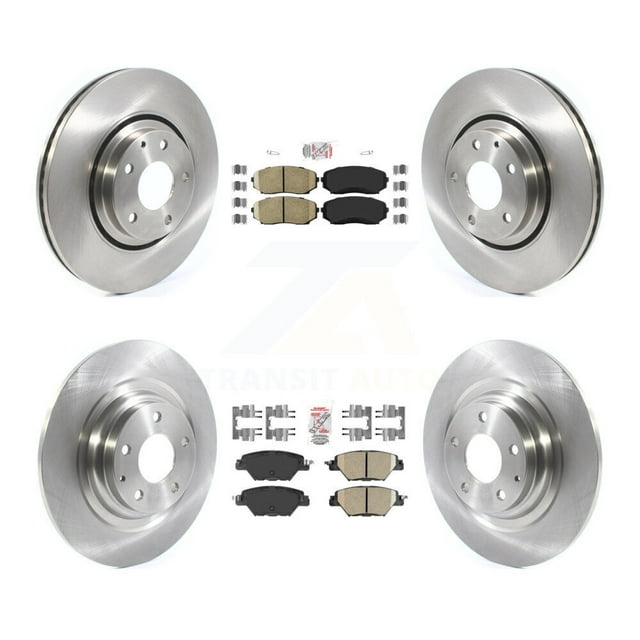 Transit Auto Front Rear Ceramic Pads and Disc Brake Rotors Kit for Car 2016-2023 Mazda CX-9 K8A-102449