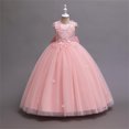 thumbnail image 4 of Dresses for Girls Spring Summer New Children Puffy Dress Model Catwalk Wedding Party Gown Princess Dress Size 4 Y-5 Y, 4 of 5