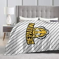 thumbnail image 4 of DePauw University Logo Fleece Blanket, Very Soft Microfiber Flannel Blanket for Couch Warm and Cozy for All Seasons, 4 of 6