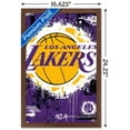 thumbnail image 3 of NBA Los Angeles Lakers - Maximalist Logo 23 Wall Poster, 14.725" x 22.375" Framed, 3 of 5