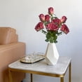 thumbnail image 6 of Vintage Dusty Pink Artificial Rose Stems With 3 Realistic Blooms Per Stem Faux Roses For Home Decor Wedding Table Centerpiece And Floral Arrangements, 6 of 6