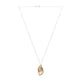 thumbnail image 5 of Juego de aretes y cadena con dije corte DeArt ZVEZDA plata mexicana ley .925 Golden Shadow, 5 of 5