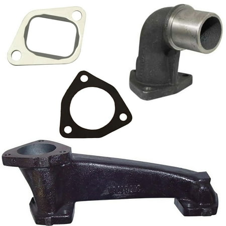 Exhaust Manifold, Gaskets & Elbow Kit Massey Ferguson Perkins 21243 21245 21246 21248 21593
