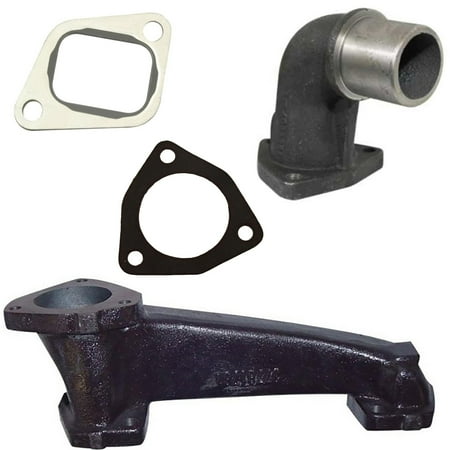 Exhaust Manifold, Gaskets & Elbow Kit Massey Ferguson Perkins 21243 21245 21246 21248