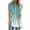 Green, variant on IROINNID Summer Loose Comfy Leisure Tops For Women Printed Round-Neck Loose Short Pullover Sleeve Tops Blouse Spring