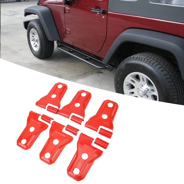 Embellecedor de bisagra de puerta de automóvil, 6 piezas Bisagra de puerta de automóvil Cubierta de bisagra de puerta de automóvil Cubierta de bisagra de puerta Estándares líderes en la industria