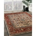 thumbnail image 2 of Ahgly Company Indoor Square Mid-Century Modern Camel Brown Oriental Area Rugs, 6' Square, 2 of 6