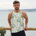 thumbnail image 6 of Pofeuu Vintage Utensils Print Men's Workout Tank Tops Sleeveless Muscle Gym Shirt Quick Dry-4X-Large, 6 of 7