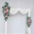 thumbnail image 3 of Guirnalda de seda 2 uds Colcomx planta Rosa purpura corona de flores, 3 of 8