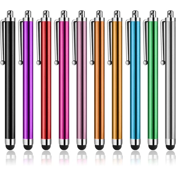 10-Pack Stylus Pens for Touch Screens, Universal High Precision Stylus for iPad iPhone Samsung Galaxy