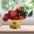 thumbnail image 2 of Temple Fruit Bowl Alloy Offering Plate with Storage Function in Gold, 2 of 5