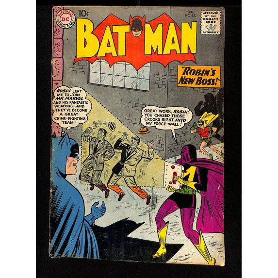 Batman #137 VG/FN 5.0 Sheldon Moldoff Cover! Robin's New Boss! Comic Book