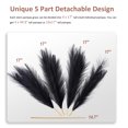 thumbnail image 7 of Acfruits 3.7 FT Black Faux Pampas Grass Large Tall Fluffy, 4Pcs Artificial Fake Flower, 7 of 7