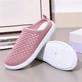 thumbnail image 6 of Domuza Women’s Comfortable Breathable Mesh Slip-On Sneakers, Lightweight Flexible Shoes with Non-Slip Sole for Summer, Errands, and Everyday Casual Wear Pink 5.5（EU-36）, 6 of 6