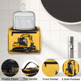 thumbnail image 3 of Herdesigns Construction Excavator Bulldozer Construction Vehicle Toiletry Bag for Women, Travel Makeup Bag, Waterproof Hanging Cosmetic Organizer for Toiletries & Makeup Essentials, 3 of 7