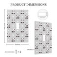 thumbnail image 3 of Rocae Panda Bear for Decorator Light Switch or Receptacle Outlet Wall Plate,Polycarbonate Thermoplastic-Style T, 3 of 6