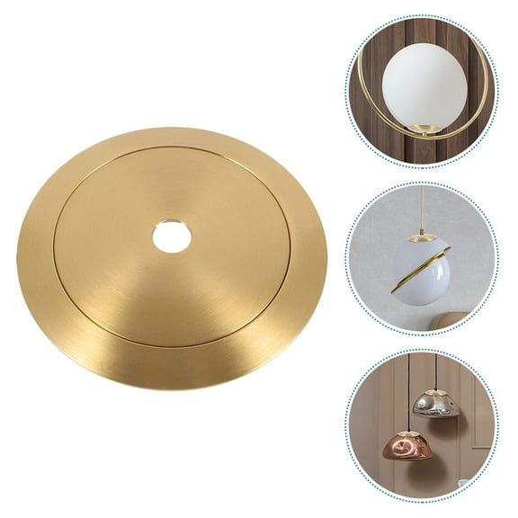 HOMEMAXS 1 Set Glass Lampshade Ring Ball Lampshade Base Light Socket Retainer Ring Lampshade Fitting