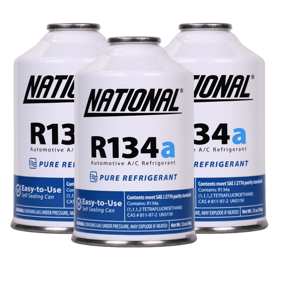 National Refrigerants R-134a, Accuracy Dependability, 12 oz Automotive Refrigerant (3 Pack)