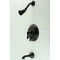 thumbnail image 2 of Kingston Brass KB36300ACL American Classic Single-Handle Tub and Shower Faucet, Matte Black, 2 of 3