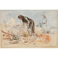 thumbnail image 3 of Jean-Louis Forain 24x17 Black Modern Framed Museum Art Print Titled - Boche (1917) Withdrawn, 3 of 5