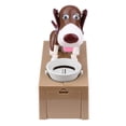 thumbnail image 4 of Hucha automatizada para perros hucha bonita y creativa encantadora para niños (blanco marrón) JShteea Libre de BPA, 4 of 9