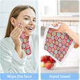 thumbnail image 4 of Coolnut 6 PCS Cotton Washcloths Towel Set, Highly Absorbent & Soft Baby Wash Cloths 12"x 12" Face Hand Towels for Bathroom, Multi-Purpose Fingertip Towels (Christmas Snowflakes), 4 of 5
