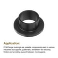 thumbnail image 5 of Uxcell 8 pack Flanged Sleeve Bearings Plastic Bushings 14mm Bore x 16mm OD x 10mm Length Black POM Bushings, 5 of 5